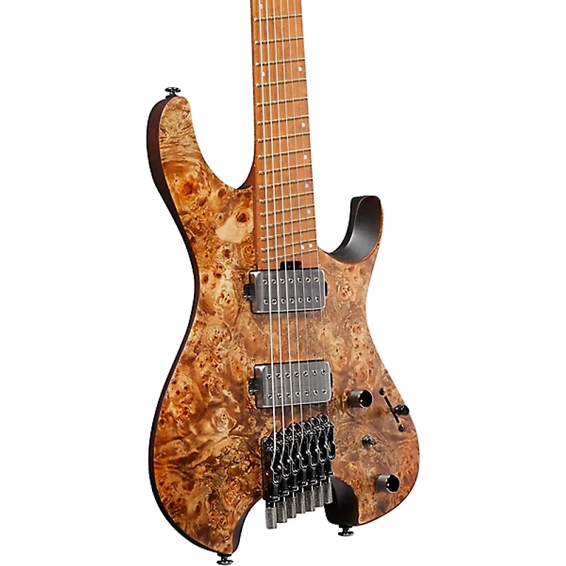 Ibanez QX Headless 7-String Electric Guitar Antique Brown Stained