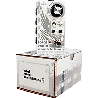 Death By Audio Total Sonic Annihilation 2 Forced Feedback Loop Noise Effects Pedal White