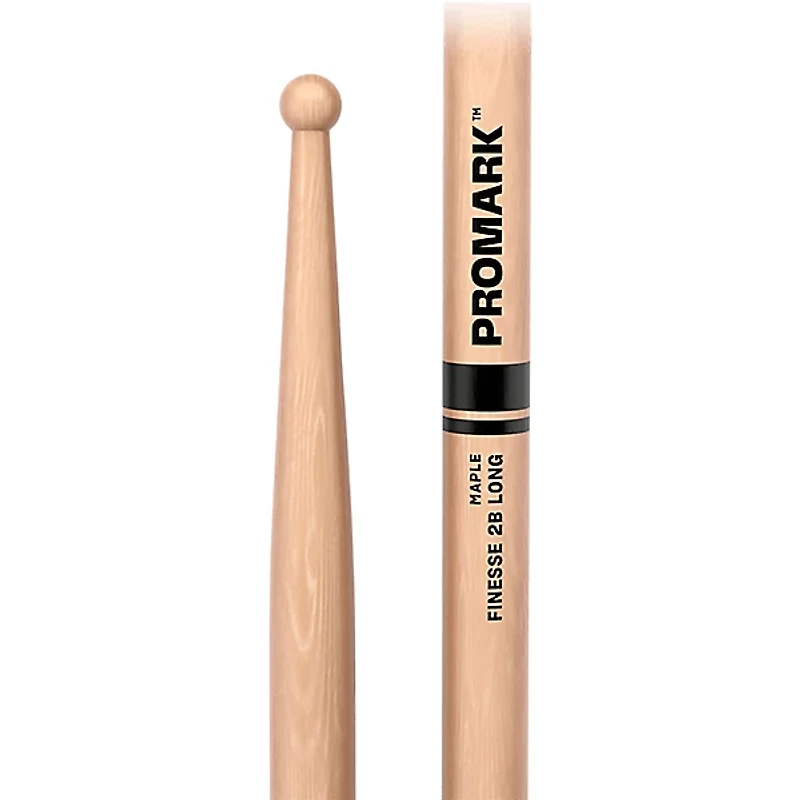 Promark Finesse Maple Long Round Tip Drum Stick