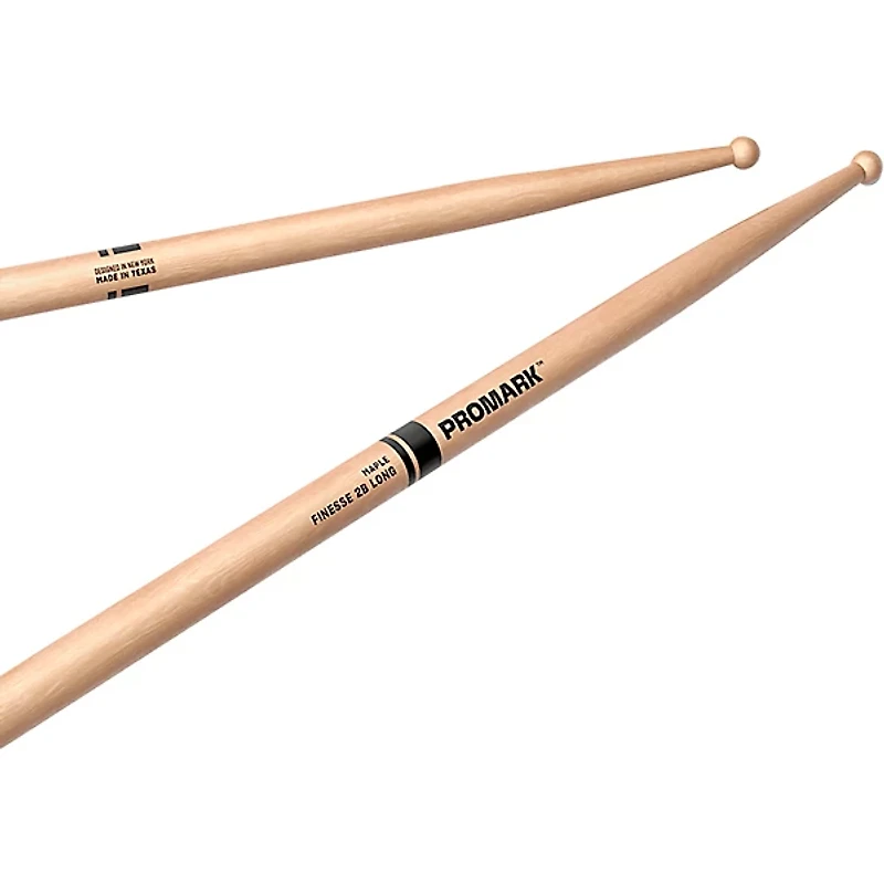 Promark Finesse Maple Long Round Tip Drum Stick