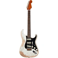 Fender Custom Shop Limited-Edition Poblano Stratocaster Super Heavy Relic Electric Guitar Aged Olympic White