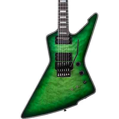 Schecter Guitar Research E-1 FR S Special-Edition Electric Guitar Green Burst