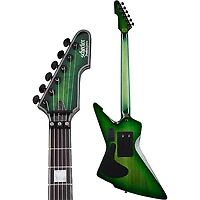 Schecter Guitar Research E-1 FR S Special-Edition Electric Guitar Green Burst