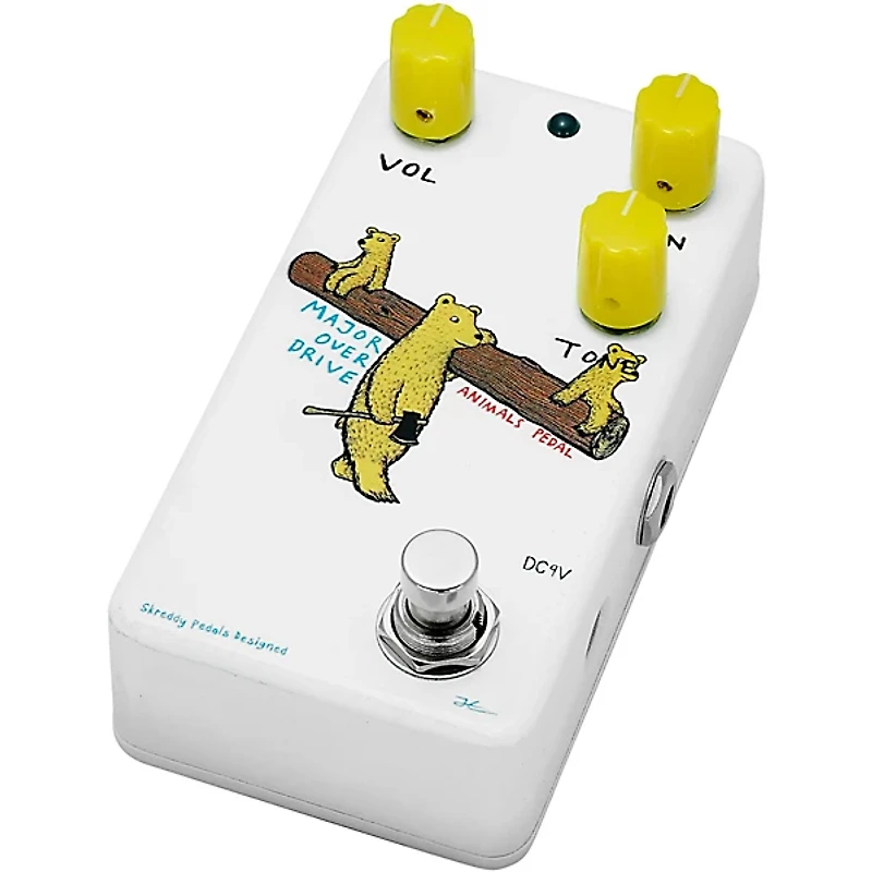 Animals Pedal Major Overdrive V2 Effects Pedal White