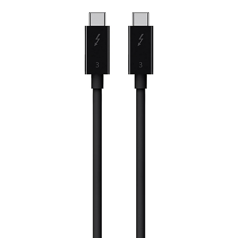 Belkin Thunderbolt 3 USB-C to USB-C Cable, 100W - 1.6 ft. 1.6 ft. / 0.5 m Black