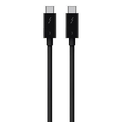 Belkin Thunderbolt 3 USB-C to USB-C Cable, 100W - 1.6 ft. 1.6 ft. / 0.5 m Black