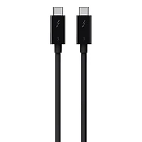 Belkin Thunderbolt 3 USB-C to USB-C Cable, 100W - 1.6 ft. 1.6 ft. / 0.5 m Black