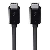 Belkin Thunderbolt 3 USB-C to USB-C Cable, 100W - 1.6 ft. 1.6 ft. / 0.5 m Black