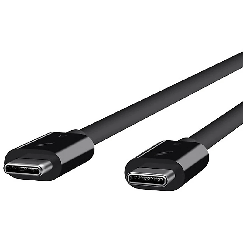 Belkin Thunderbolt 3 USB-C to USB-C Cable, 100W - 1.6 ft. 1.6 ft. / 0.5 m Black