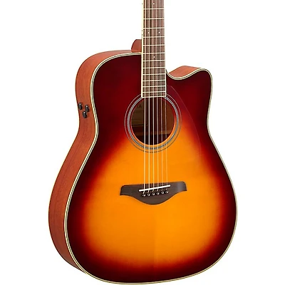 Yamaha FGC-TA TransAcoustic Dreadnought Cutaway Acoustic-Electric Guitar