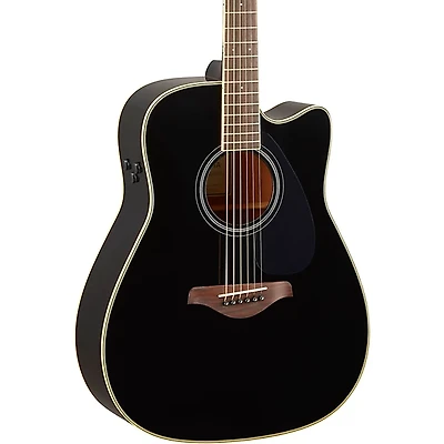Yamaha FGC-TA TransAcoustic Dreadnought Cutaway Acoustic-Electric Guitar