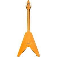 Gibson Custom 1958 Korina Flying V Black Pickguard Electric Guitar - Natural