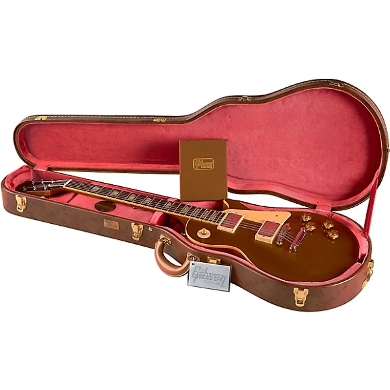 Gibson Custom M2M 1957 Les Paul Goldtop Reissue Gloss Electric Guitar Double Gold