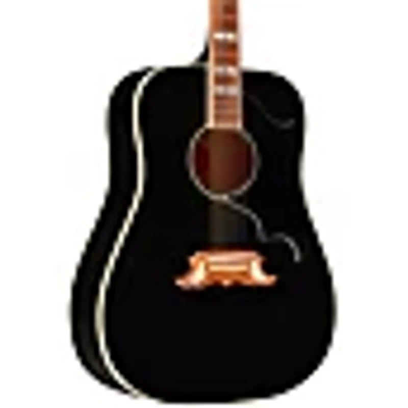 Gibson Custom Elvis Dove Acoustic-Electric Guitar Ebony