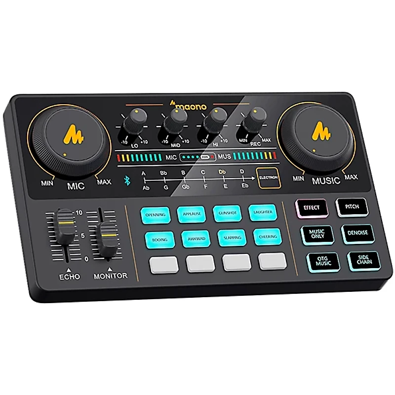 maono MAONOCASTER Lite Portable All-In-One Podcast Production Studio