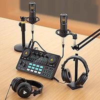 maono MAONOCASTER Lite Portable All-In-One Podcast Production Studio