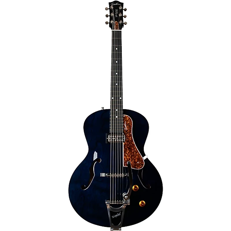 Godin 5th Avenue Night Club Hollow Body Electric Guitar Indigo Blue