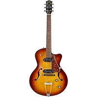 Godin 5th Avenue CW Kingpin II Hollow Body Electric Guitar Cognac Burst