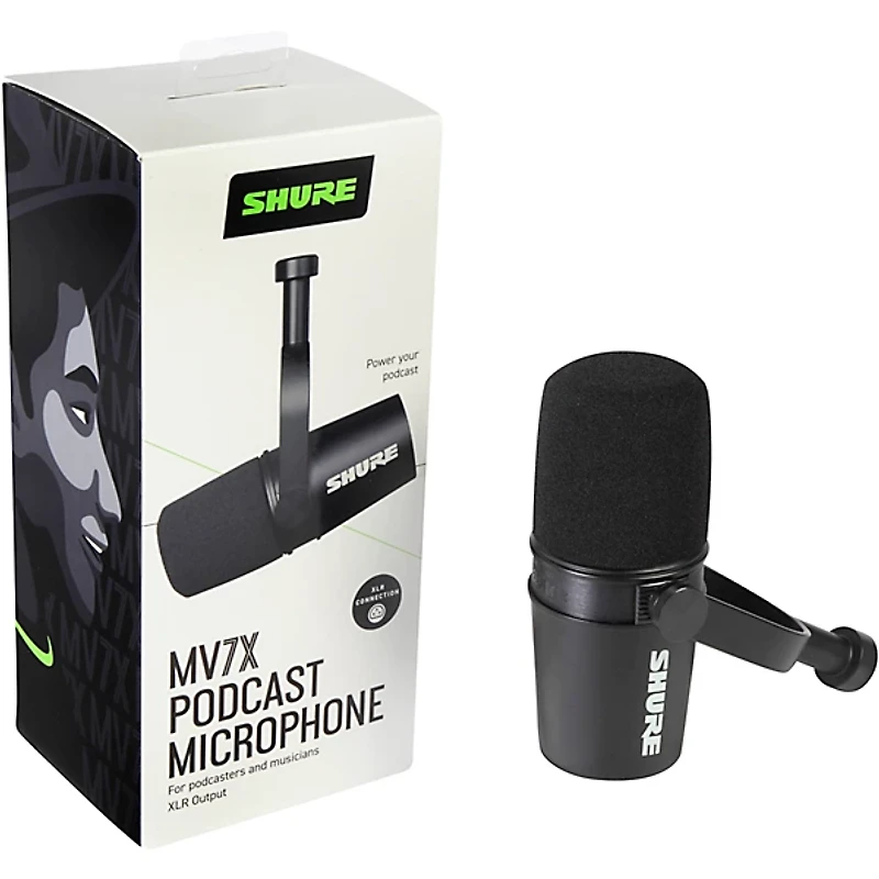 Shure MV7X XLR Podcast Microphone