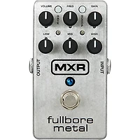 MXR M116 Fullbore Metal Distortion Guitar Effects Pedal With Free Barefoot Bottom Silver V1 Guitar Center Standard Footswitch Cap