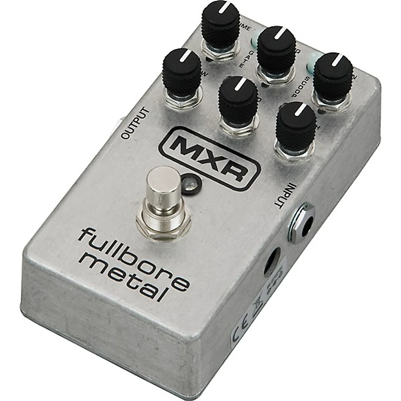 MXR M116 Fullbore Metal Distortion Guitar Effects Pedal With Free Barefoot Bottom Silver V1 Guitar Center Standard Footswitch Cap