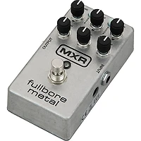 MXR M116 Fullbore Metal Distortion Guitar Effects Pedal With Free Barefoot Bottom Silver V1 Guitar Center Standard Footswitch Cap
