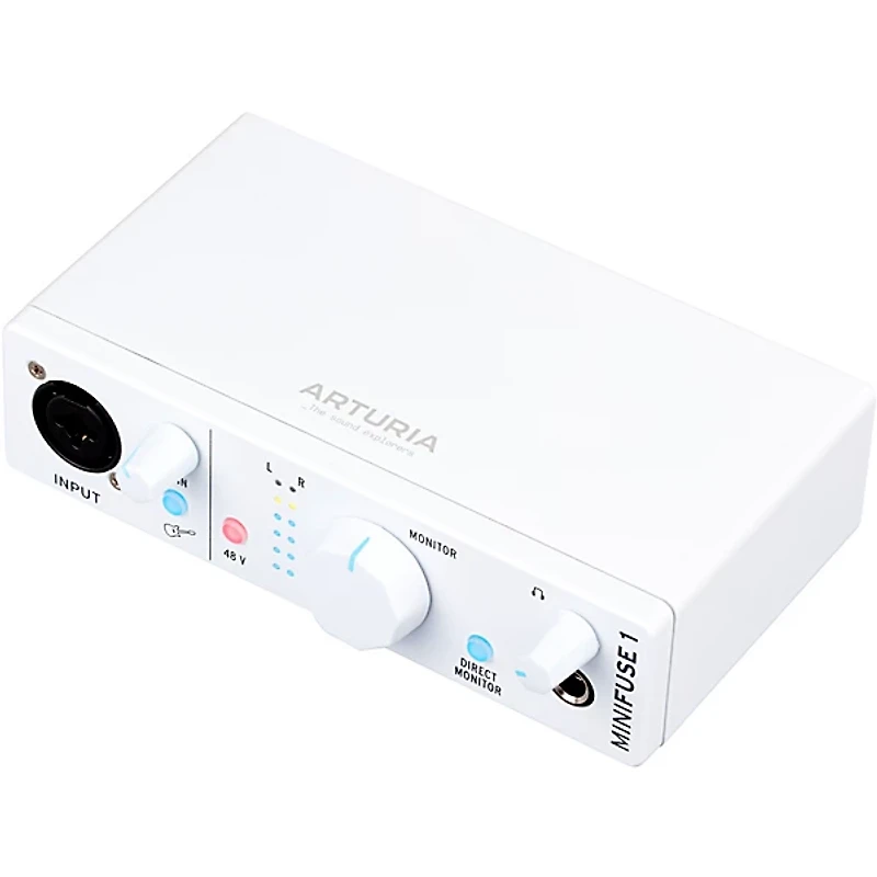 Arturia MiniFuse 1 USB Audio Interface, White