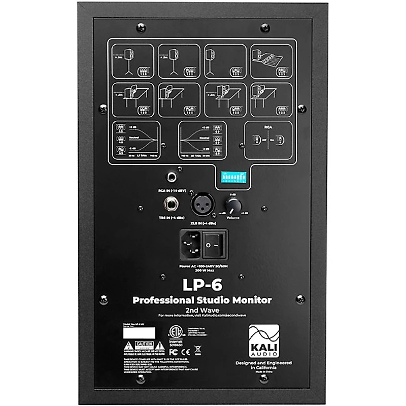 Kali Audio LP-6 V2 6.5" Powered Studio Monitor (Each)