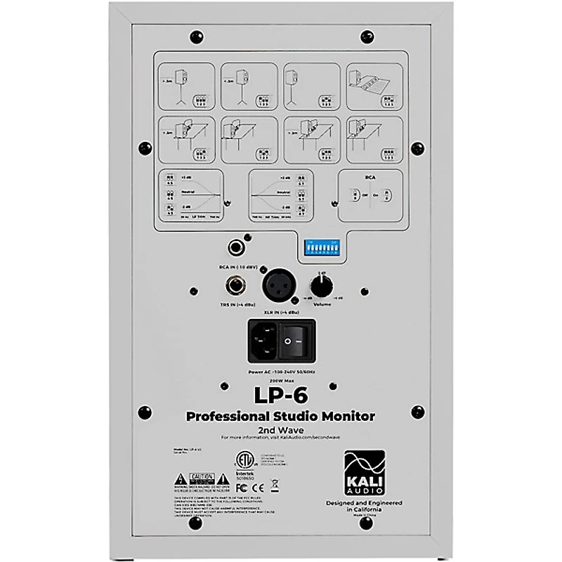 Kali Audio LP-6 V2 6.5" Powered Studio Monitor (Each)