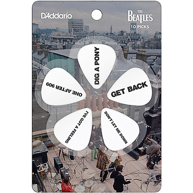 D'Addario The Beatles Get Back Picks - 10 Pack, Thin