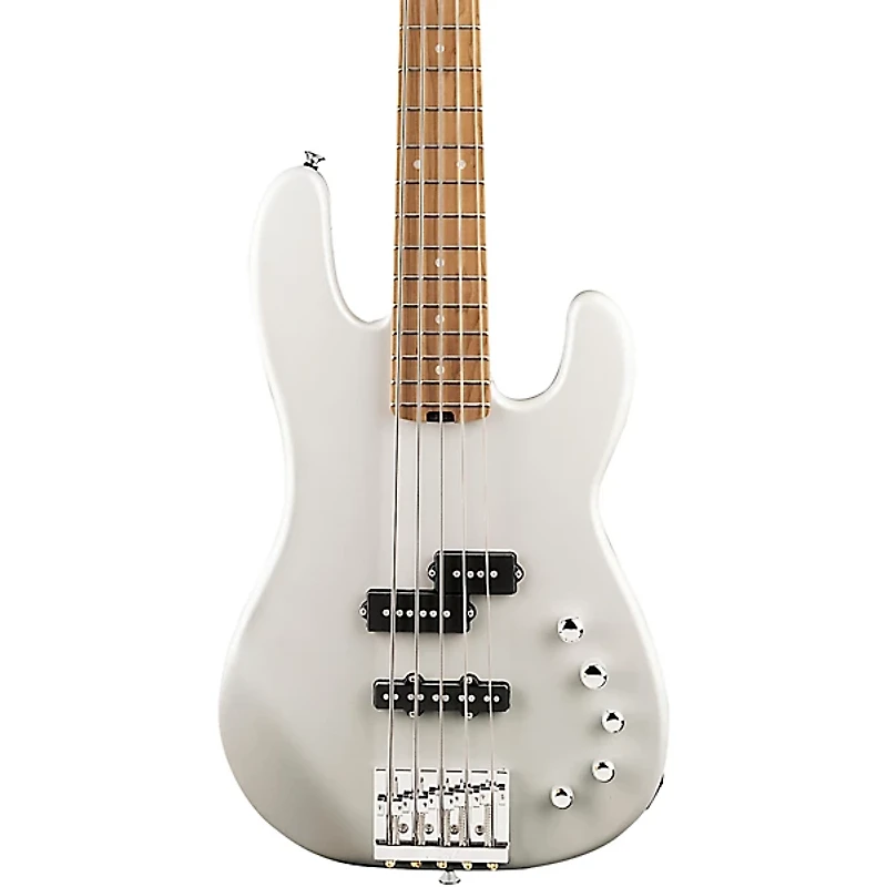 Charvel Pro-Mod San Dimas Bass PJ V 5-String Electric Bass Guitar Platinum Pearl