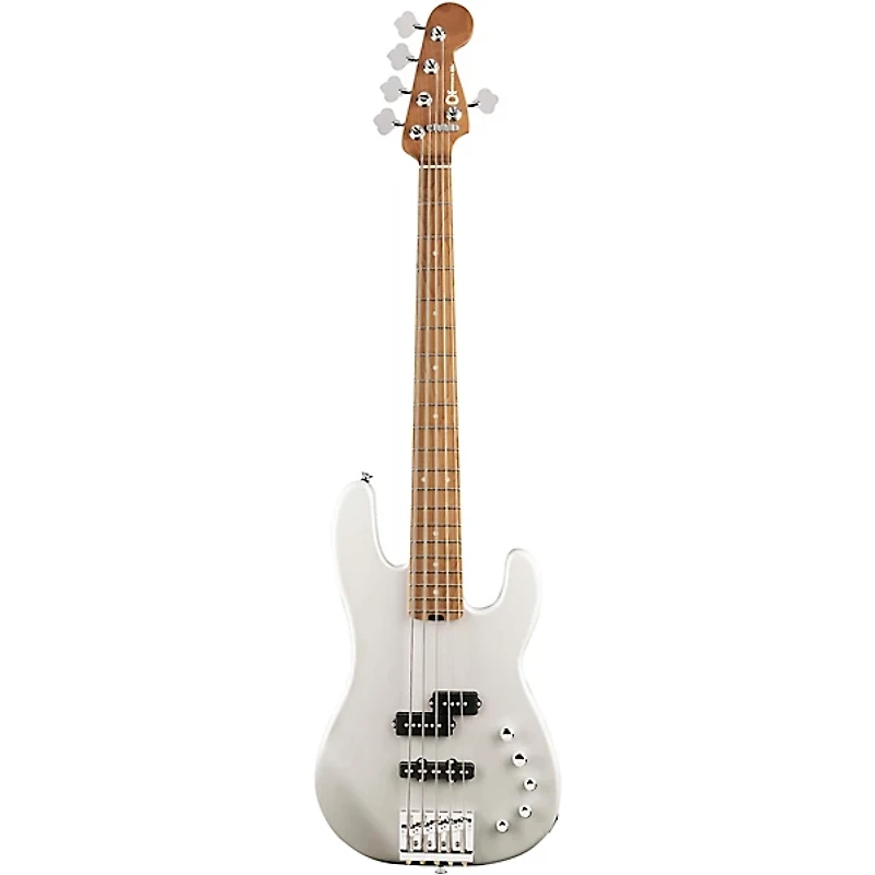 Charvel Pro-Mod San Dimas Bass PJ V 5-String Electric Bass Guitar Platinum Pearl