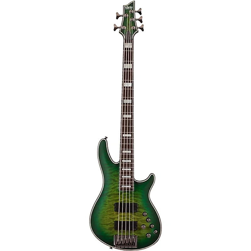 Schecter Guitar Research Daniel Firth Hellraiser Extreme-5 Electric Bass Cthulhu Burst Satin