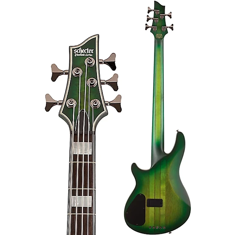 Schecter Guitar Research Daniel Firth Hellraiser Extreme-5 Electric Bass Cthulhu Burst Satin