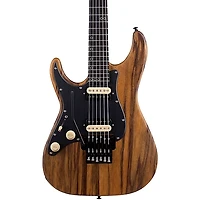 Schecter Guitar Research SVSS Exotic Left-Handed Electric Guitar Black Limba