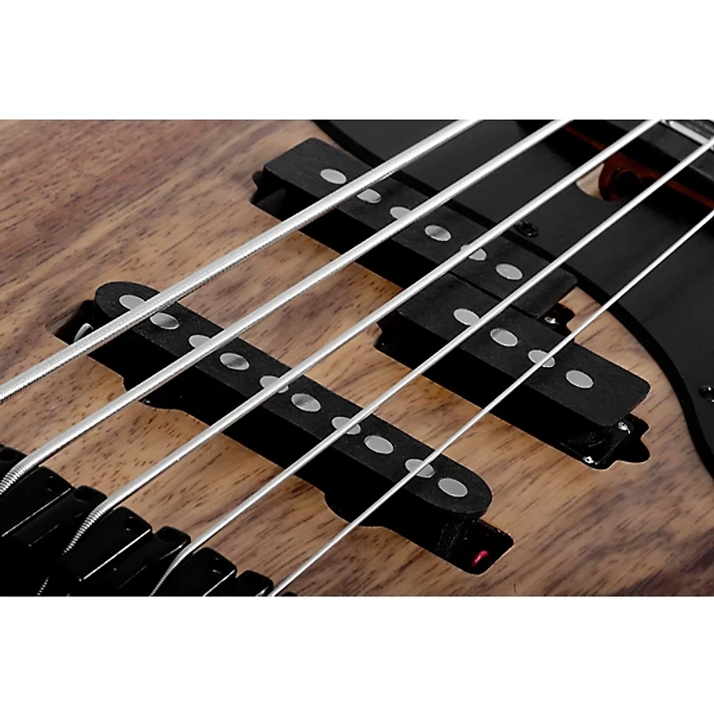 Schecter Guitar Research Model-T 5 Exotic 5-String Black Limba Electric Bass Satin Natural