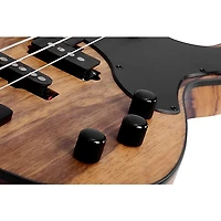 Schecter Guitar Research Model-T 5 Exotic 5-String Black Limba Electric Bass Satin Natural