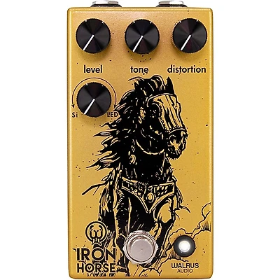 Walrus Audio Iron Horse LM308 Distortion V3 Guitar Effects Pedal - Yellow