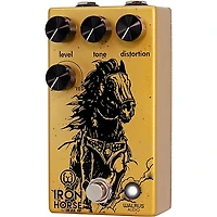 Walrus Audio Iron Horse LM308 Distortion V3 Guitar Effects Pedal - Yellow