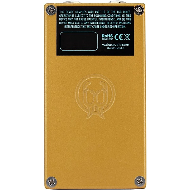 Walrus Audio Iron Horse LM308 Distortion V3 Guitar Effects Pedal - Yellow