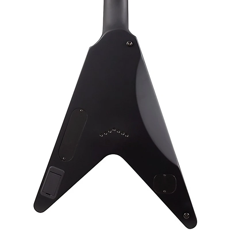 Schecter Guitar Research Chris Howorth V-7 Snake Cross Electric Guitar Satin Black