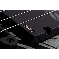 Schecter Guitar Research Chris Howorth V-7 Snake Cross Electric Guitar Satin Black