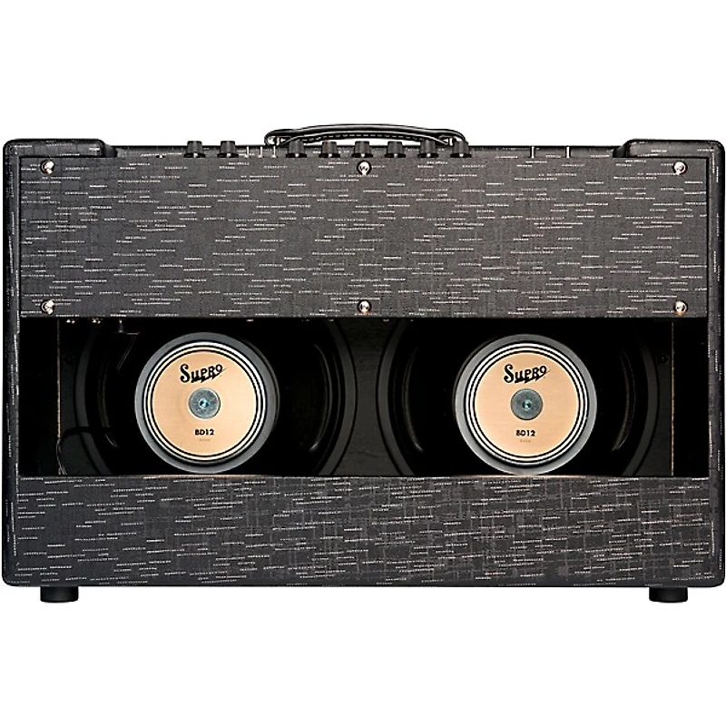 Supro Royale 1933r 2x12 Guitar Tube Combo Amp Black Scandia
