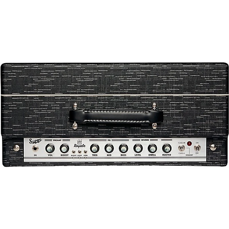 Supro Royale 1932r 1x12 Guitar Tube Combo Amp Black Scandia