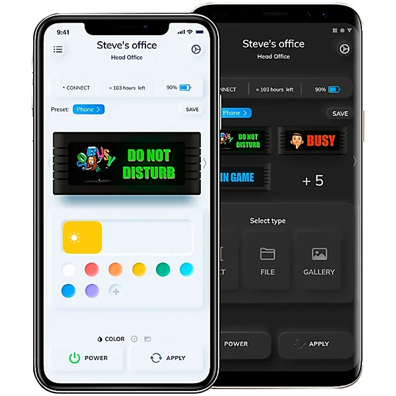 BusyBox Bluetooth Smart Sign - Digital