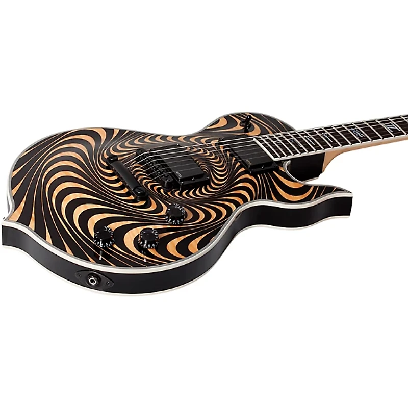 Wylde Audio Odin Grail Psychic Bullseye Electric Guitar Rawtop