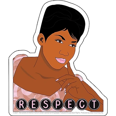 C&D Visionary Aretha Franklin Sticker