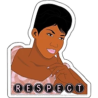 C&D Visionary Aretha Franklin Sticker