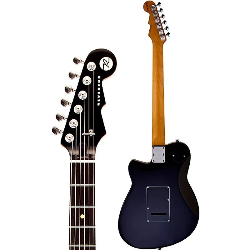 Reverend Reeves Gabrels Signature Electric Guitar Transparent Black