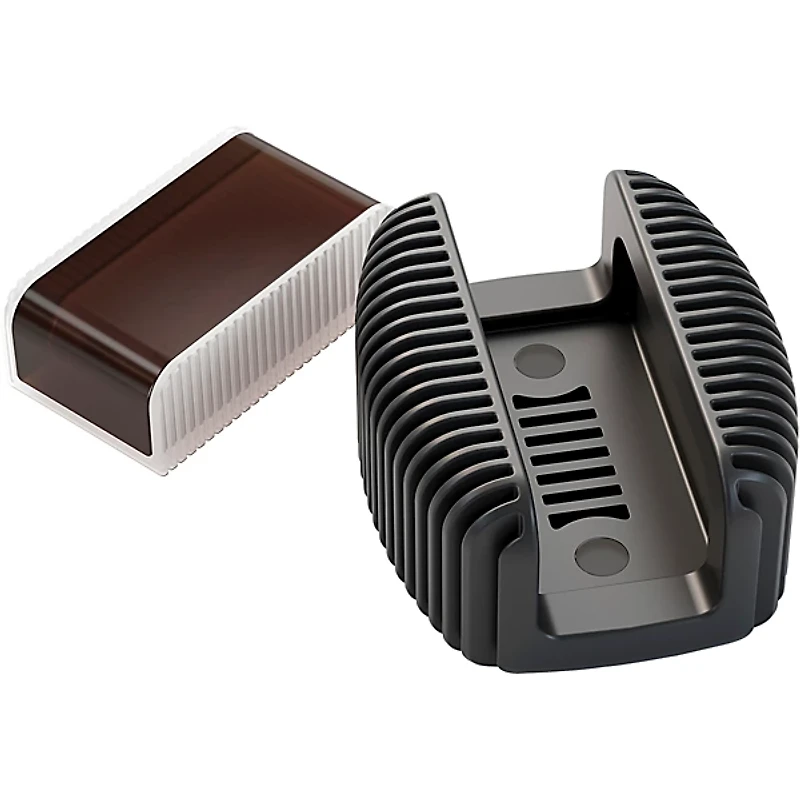 D'Addario Natural Dark Rosin with Black Rosin Guard